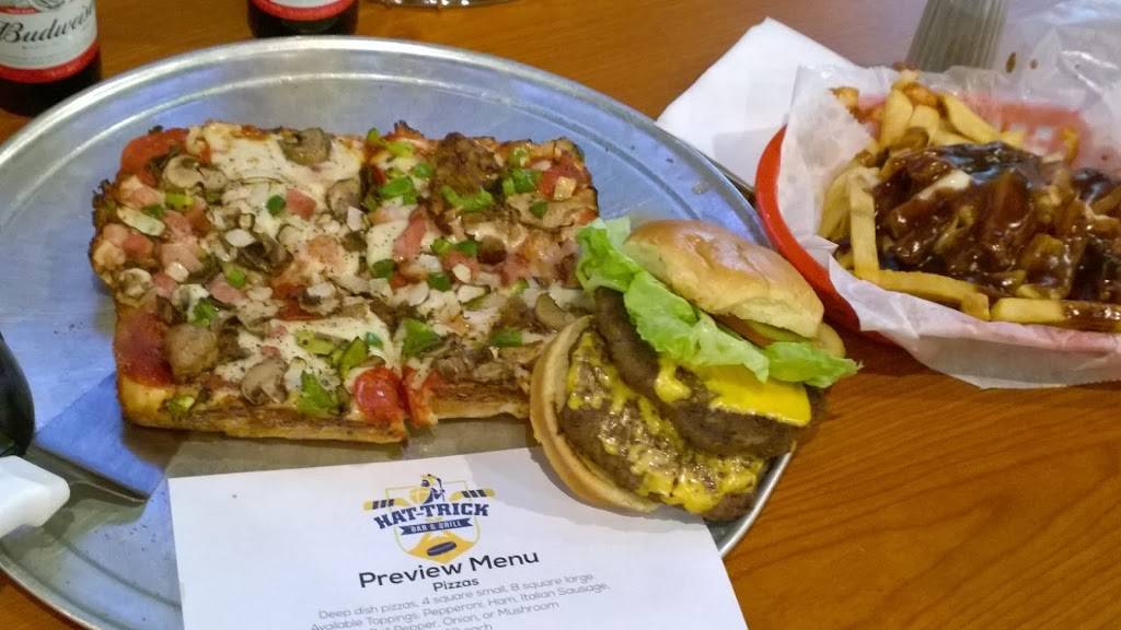 Hat-Trick Bar & Grill | restaurant | 3101 West Rd, Trenton, MI 48183, USA | 7346716100 OR +1 734-671-6100