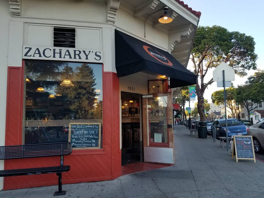 Zacharys Chicago Pizza | restaurant | 5801 College Ave, Oakland, CA 94618, USA | 5106556385 OR +1 510-655-6385