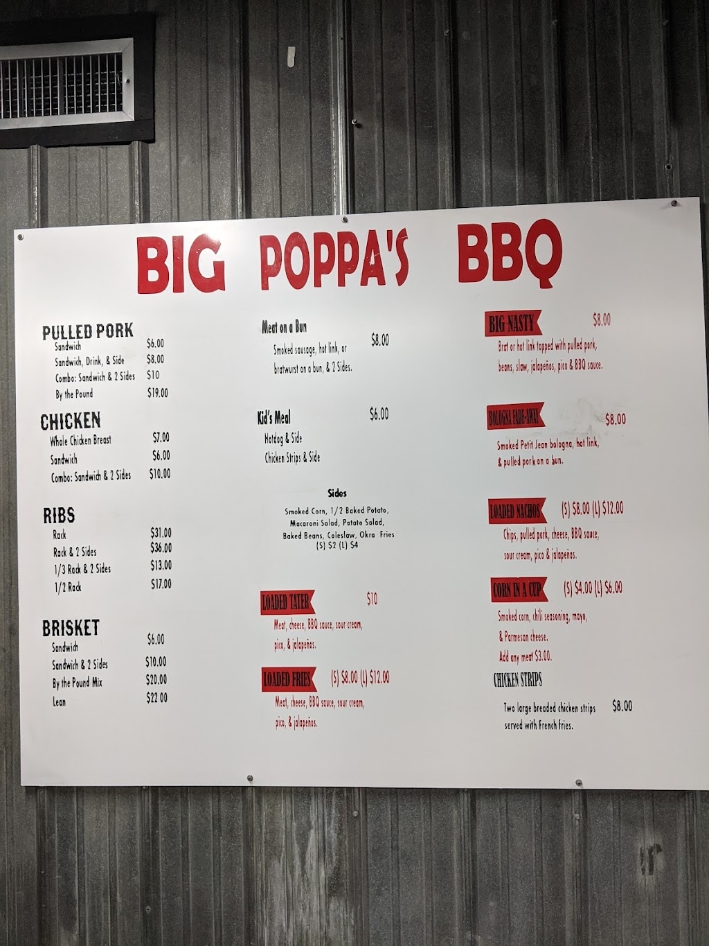 Big Poppas of Russellville | restaurant | 407 S Arkansas Ave, Russellville, AR 72801, USA | 4795675169 OR +1 479-567-5169