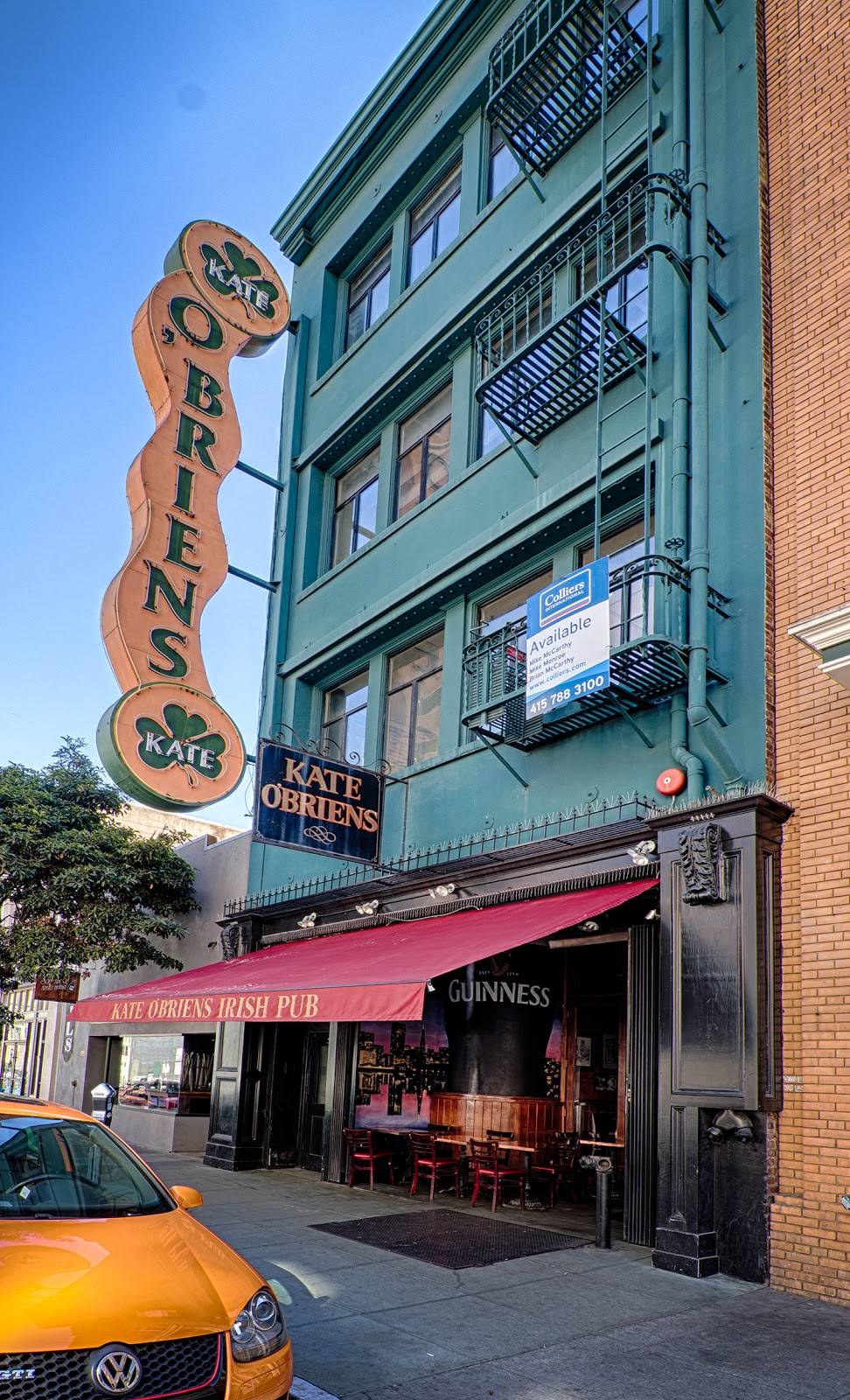 Kate OBriens Irish Bar & Grill | restaurant | 579 Howard St, San Francisco, CA 94105, USA | 4158827240 OR +1 415-882-7240