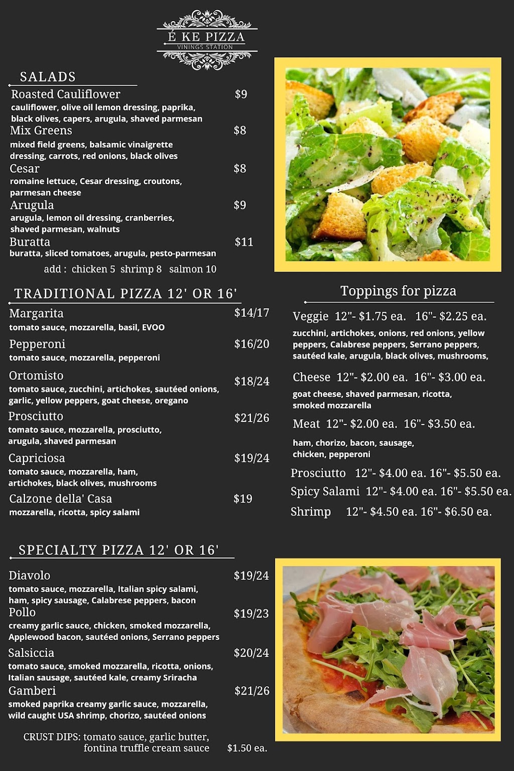 É Ke Pizza | restaurant | 2810 Paces Ferry Rd NW Suite 120, Atlanta, GA 30339, USA | 7704058798 OR +1 770-405-8798