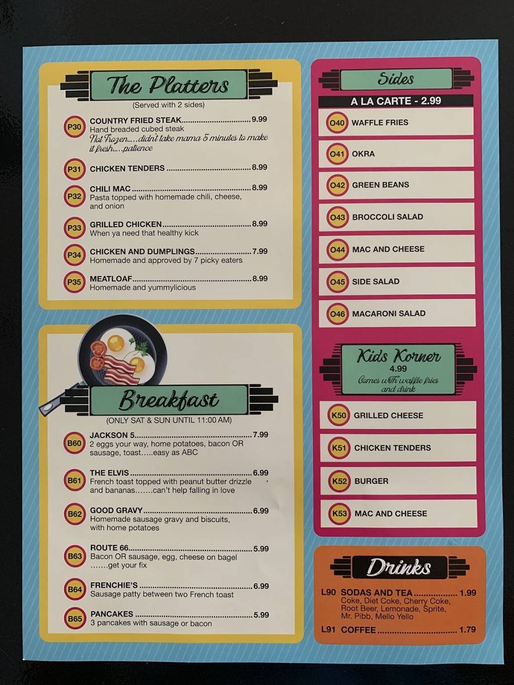 JJs Diner | restaurant | 1301 Gray Station Sulphur Springs Rd, Jonesborough, TN 37659, USA | 4239134693 OR +1 423-913-4693