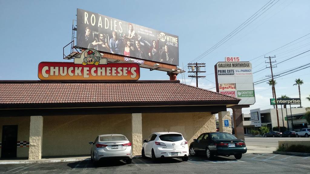 Chuck E. Cheeses | restaurant | 8425 Reseda Blvd, Northridge, CA 91324, USA | 8189933446 OR +1 818-993-3446
