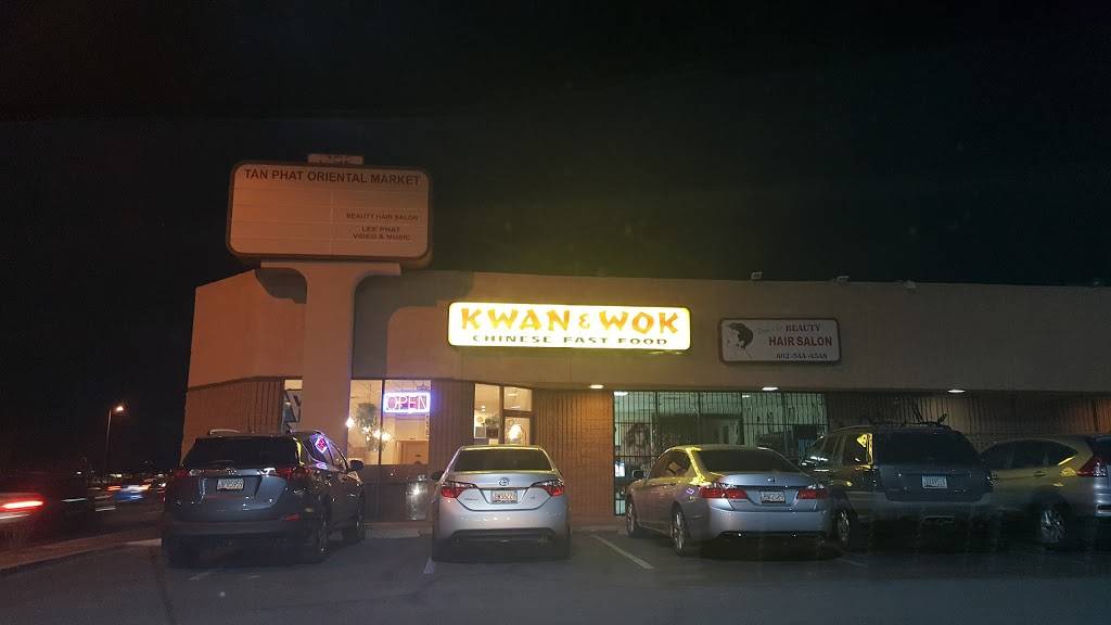KWAN & WOK CHINESE FAST FOOD | restaurant | 1702 W Camelback Rd, Phoenix, AZ 85015, USA | 6022467442 OR +1 602-246-7442