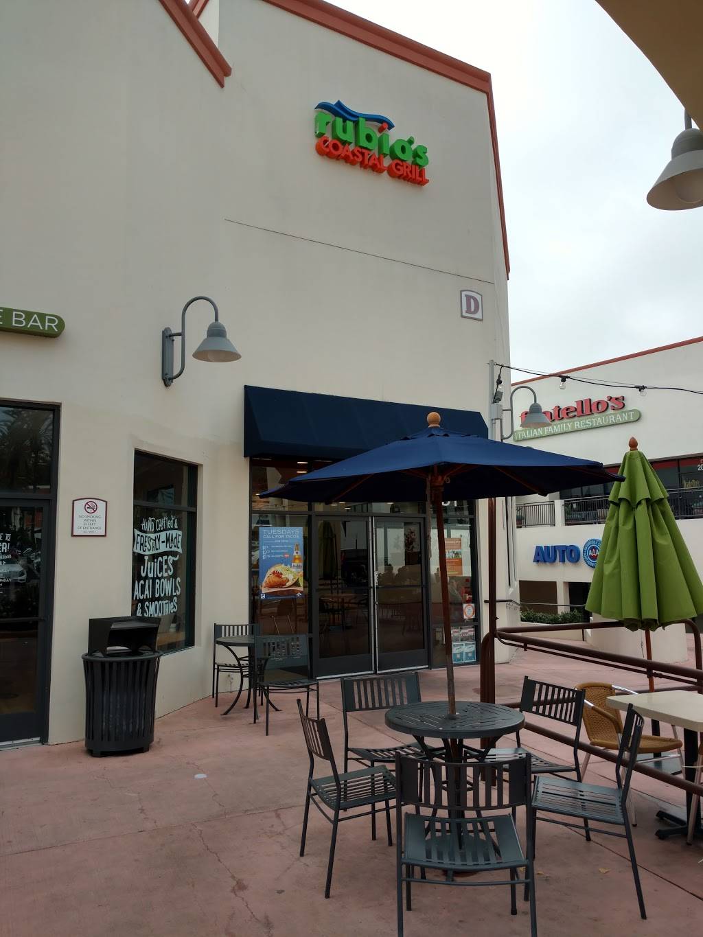 Rubios Coastal Grill | restaurant | 638 Camino De Los Mares suite d-1, San Clemente, CA 92673, USA | 9496616683 OR +1 949-661-6683