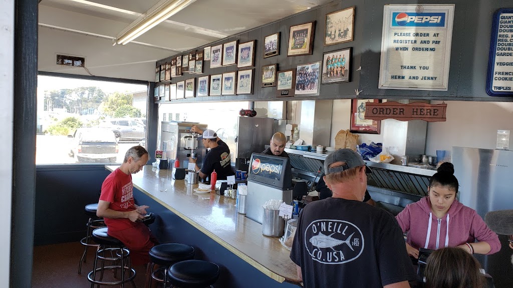 Jennys Giant Burger | restaurant | 940 N Main St, Fort Bragg, CA 95437, USA | 7079642235 OR +1 707-964-2235