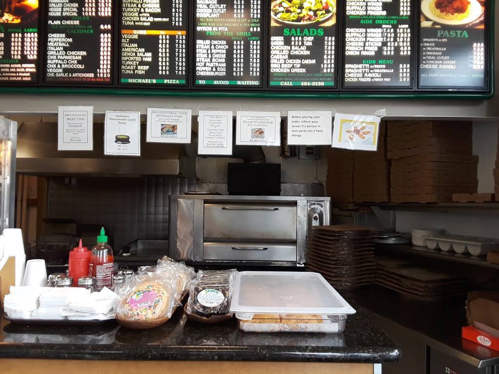 Michaels Pizza | restaurant | 2-4 Grove St, Belmont, MA 02478, USA | 6174840130 OR +1 617-484-0130