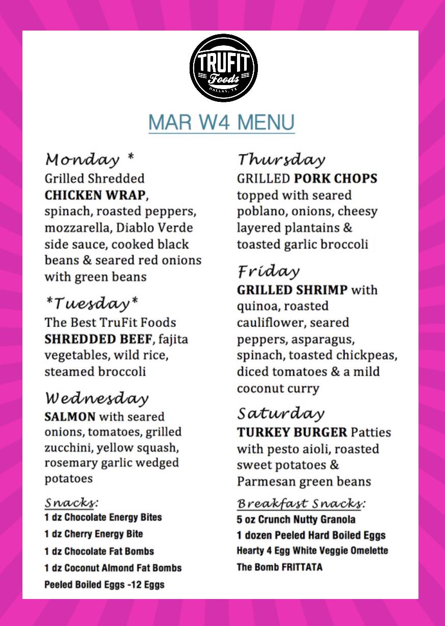 TruFit Foods-Meal Prep | meal delivery | 5801 Long Prairie Rd #850, Flower Mound, TX 75028, USA | 4694699398 OR +1 469-469-9398