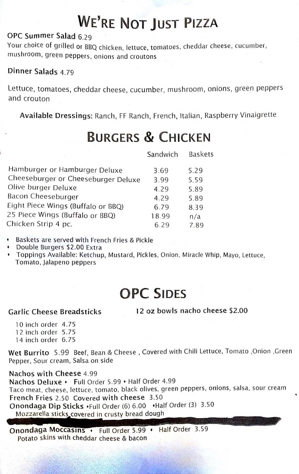 Onondaga Pizza Company | restaurant | 4720 S Onondaga Rd, Onondaga, MI 49264, USA | 5176283601 OR +1 517-628-3601