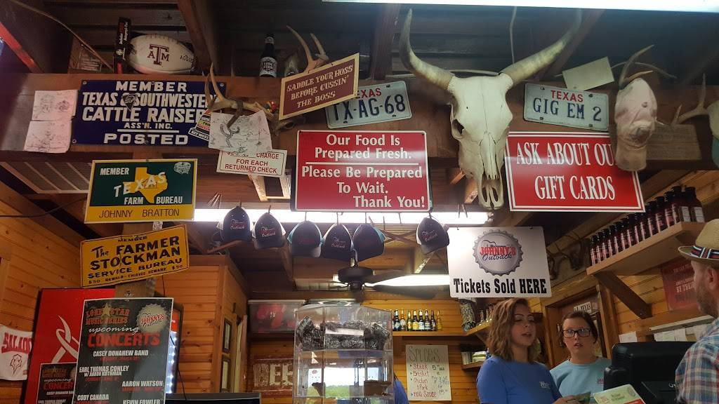 Johnnys Steaks & Bar-Be-Que | restaurant | 301 Thomas Arnold Rd, Salado, TX 76571, USA | 2549474663 OR +1 254-947-4663