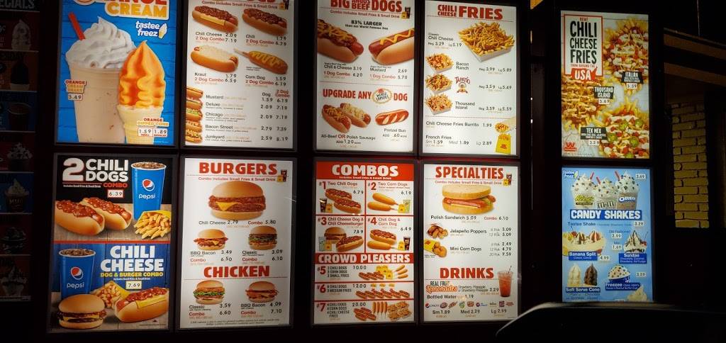 Wienerschnitzel | restaurant | 2420 MacArthur Dr, Pinehurst, TX 77630, USA | 4098834104 OR +1 409-883-4104