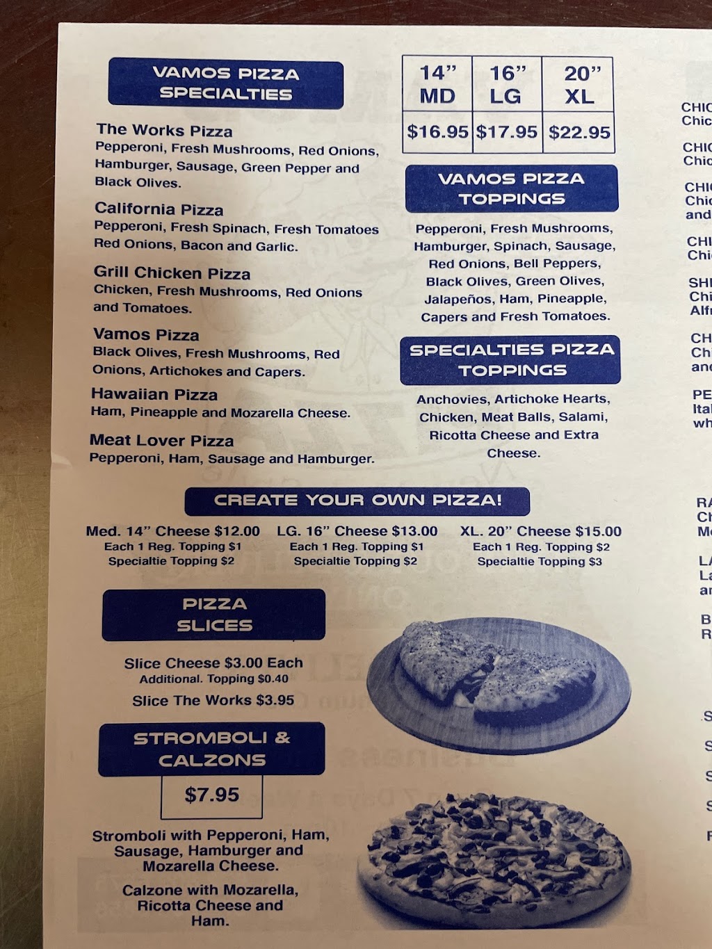 Vamos Pizza | restaurant | 2411 N Galloway Ave #110, Mesquite, TX 75150, USA | 9728036575 OR +1 972-803-6575