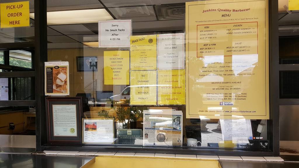 Jenkins Quality Barbecue | restaurant | 830 N Pearl St, Jacksonville, FL 32202, USA | 9043536388 OR +1 904-353-6388