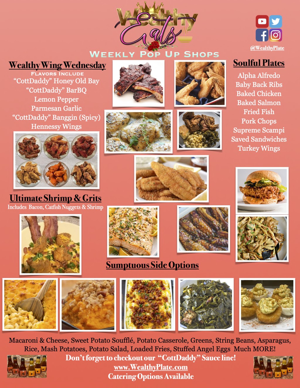 Wealthy Eats | restaurant | 10200 Grand Central Ave suite 112 studio 55, Owings Mills, MD 21117, USA | 4432678719 OR +1 443-267-8719