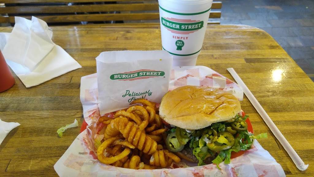 Burger Street | restaurant | 1420 Town E Blvd, Mesquite, TX 75150, USA | 9726865553 OR +1 972-686-5553