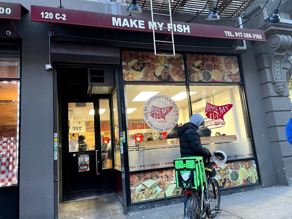 Make My Fish | restaurant | 120 W 116th St, New York, NY 10026, USA | 9173883138 OR +1 917-388-3138