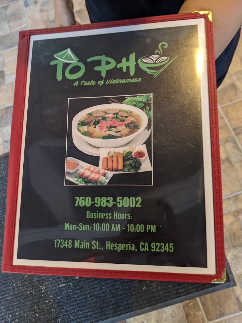 To Pho restaurant | restaurant | 17348 Main St, Hesperia, CA 92345, USA | 7609835002 OR +1 760-983-5002