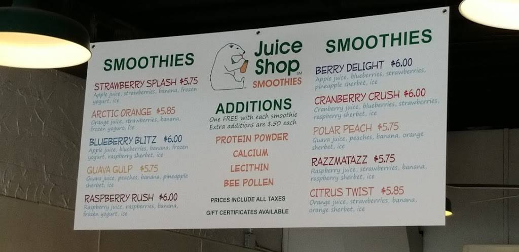 Juice Shop Smoothies, Inc. | restaurant | 2715 Grandview Ave B, Greensboro, NC 27408, USA | 3368515570 OR +1 336-851-5570