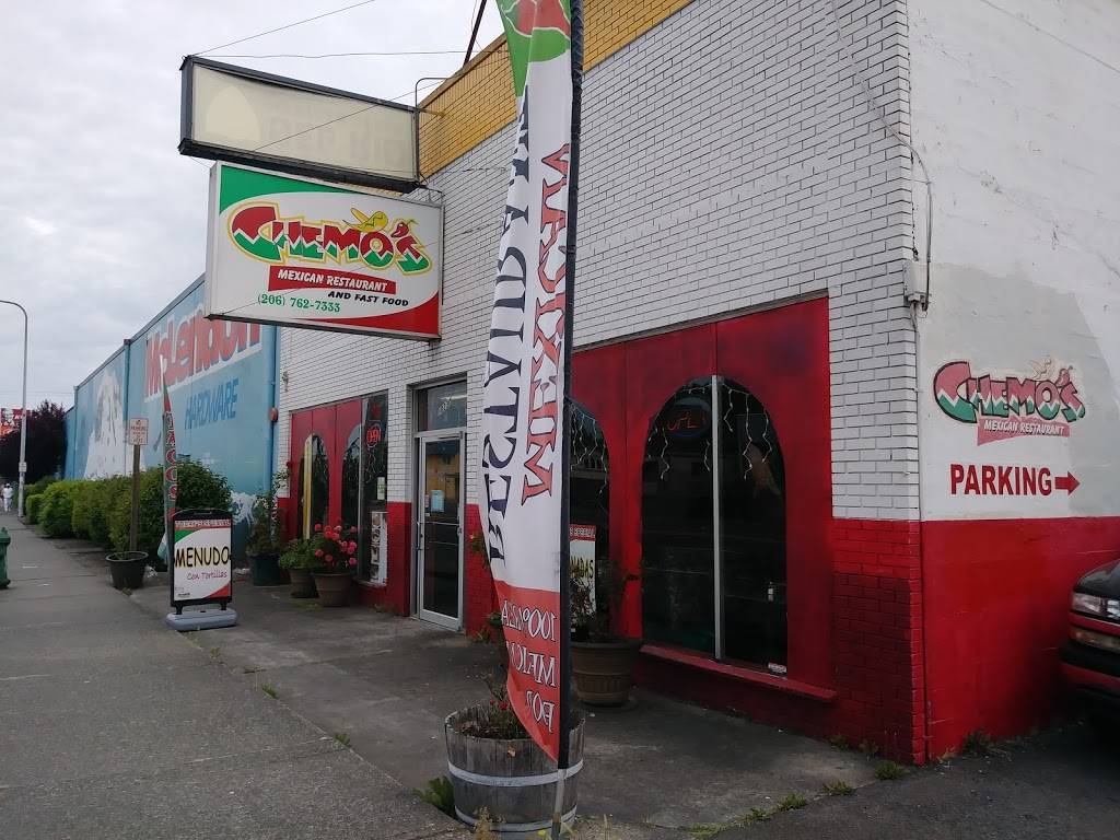 Chemos Mexican Restaurant | restaurant | 10230 16th Ave SW, Seattle, WA 98146, USA | 2067627333 OR +1 206-762-7333