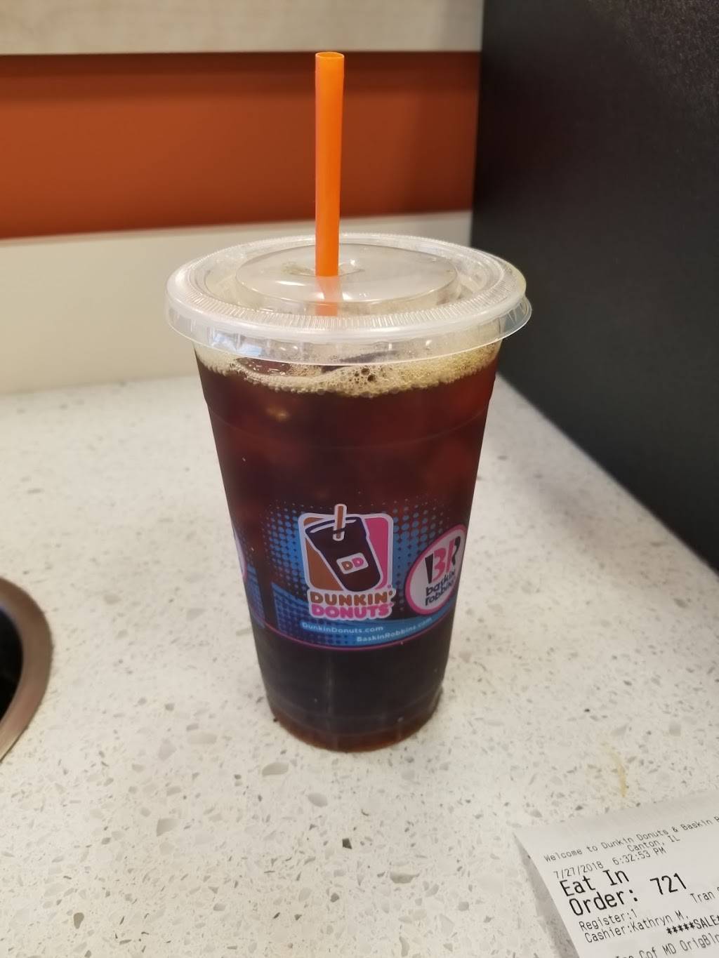 Dunkin | bakery | 59 W Locust St, Canton, IL 61520, USA | 3093575198 OR +1 309-357-5198