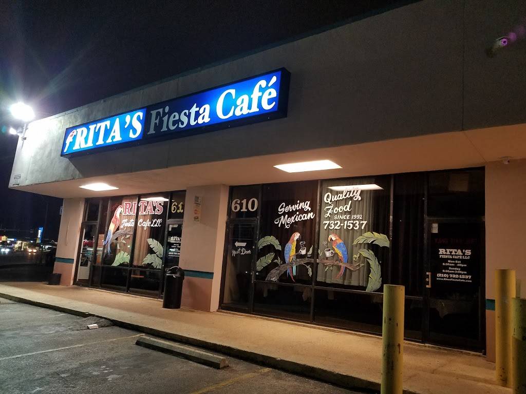 Ritas Fiesta Cafe LLC | cafe | 612 Bandera Rd, San Antonio, TX 78228, USA | 2107321537 OR +1 210-732-1537