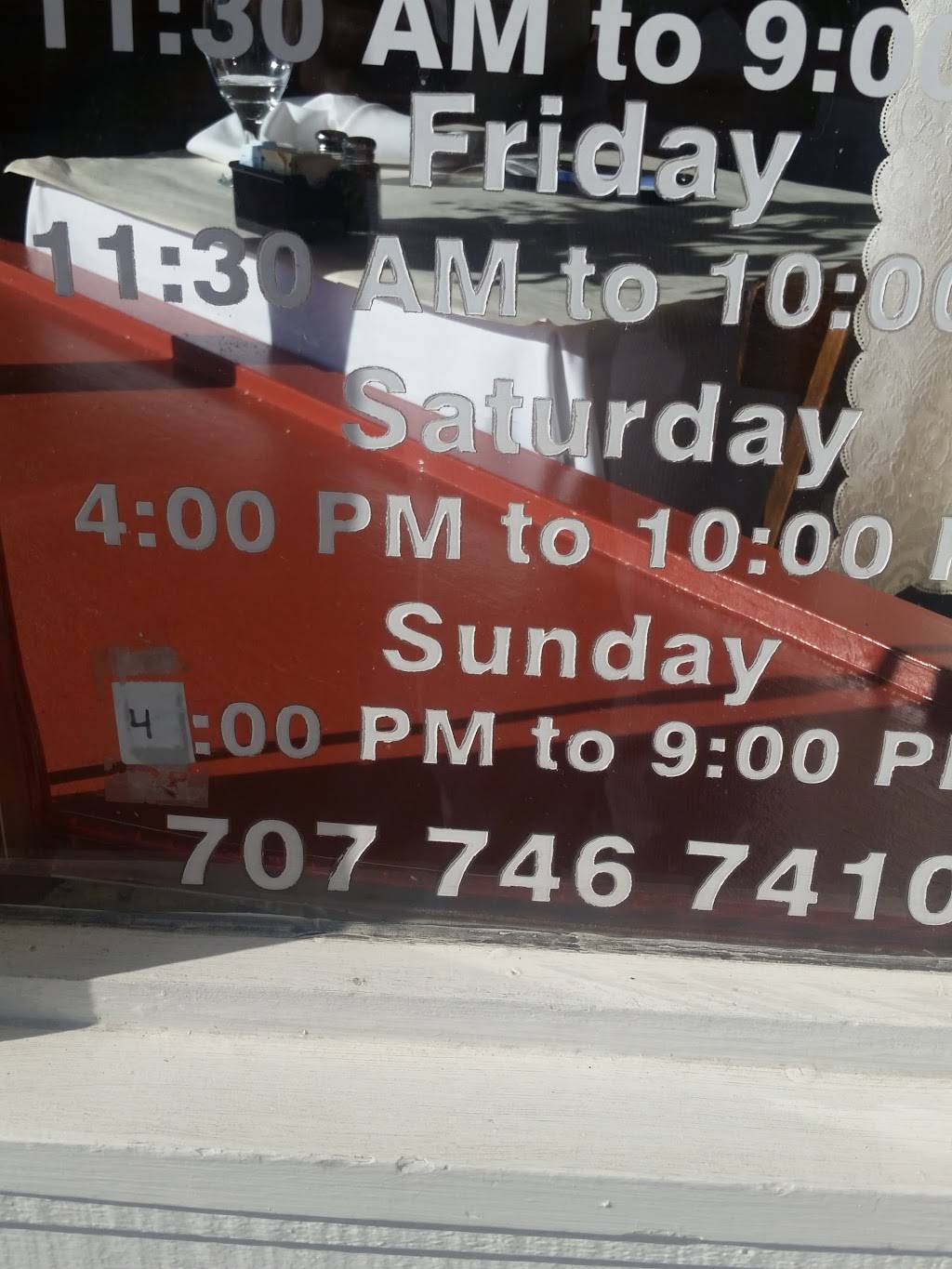 Buon Appetito | restaurant | 191 Military E F, Benicia, CA 94510, USA | 7077467410 OR +1 707-746-7410