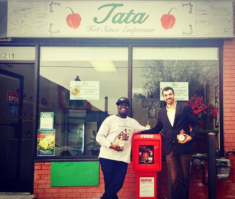 Tata Hot Sauce Emporium | restaurant | 219 Rexleigh Dr, East York, ON M4B 2N7, Canada | 6474447685 OR +1 647-444-7685