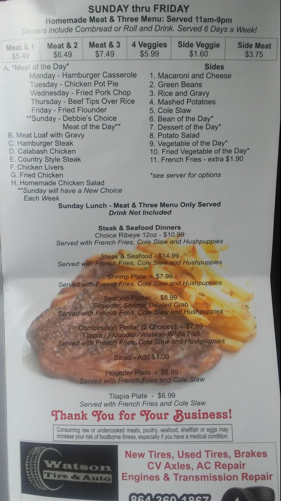 Chris and Yanks Place | cafe | 14 S Commerce St, Liberty, SC 29657, USA | 8648434446 OR +1 864-843-4446