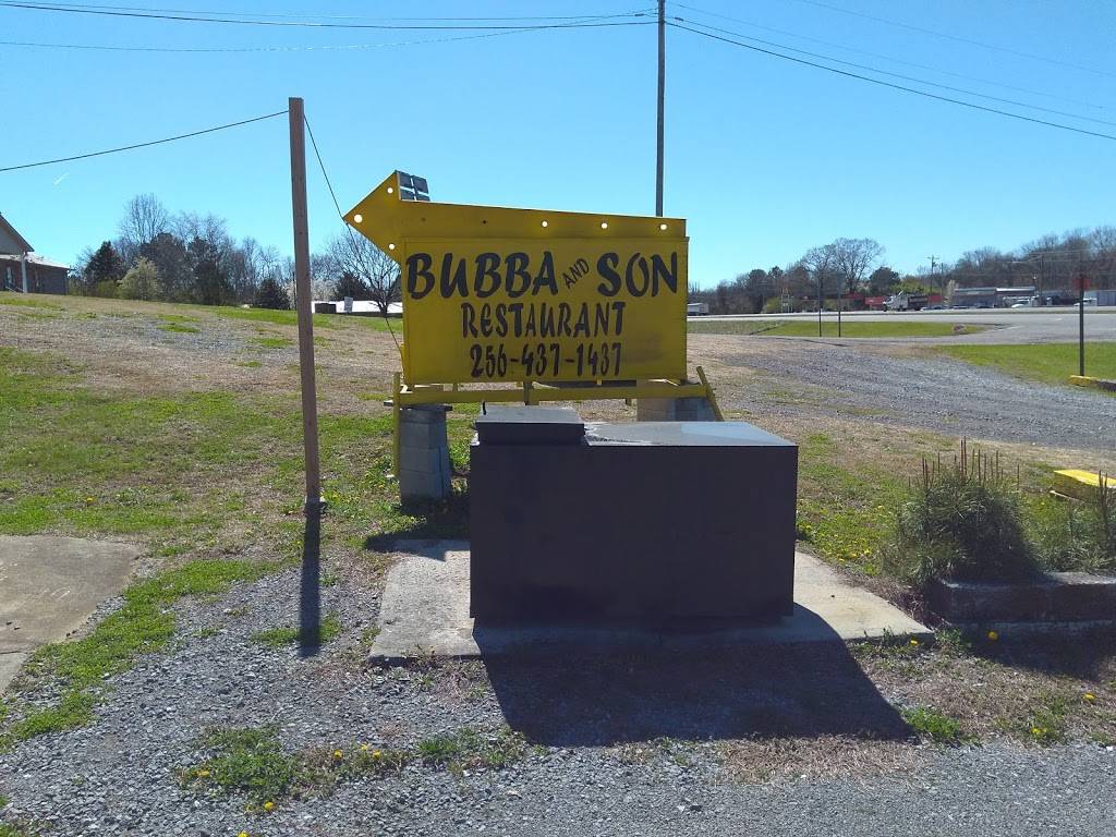 Bubba and Son Family Restaurant | restaurant | 42596 US-72, Stevenson, AL 35772, USA | 2566632032 OR +1 256-663-2032