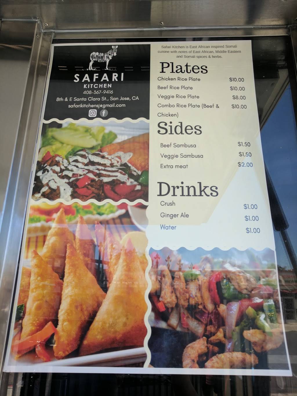 Safari Kitchen | restaurant | 326 Commercial St, San Jose, CA 95112, USA | 4083679416 OR +1 408-367-9416