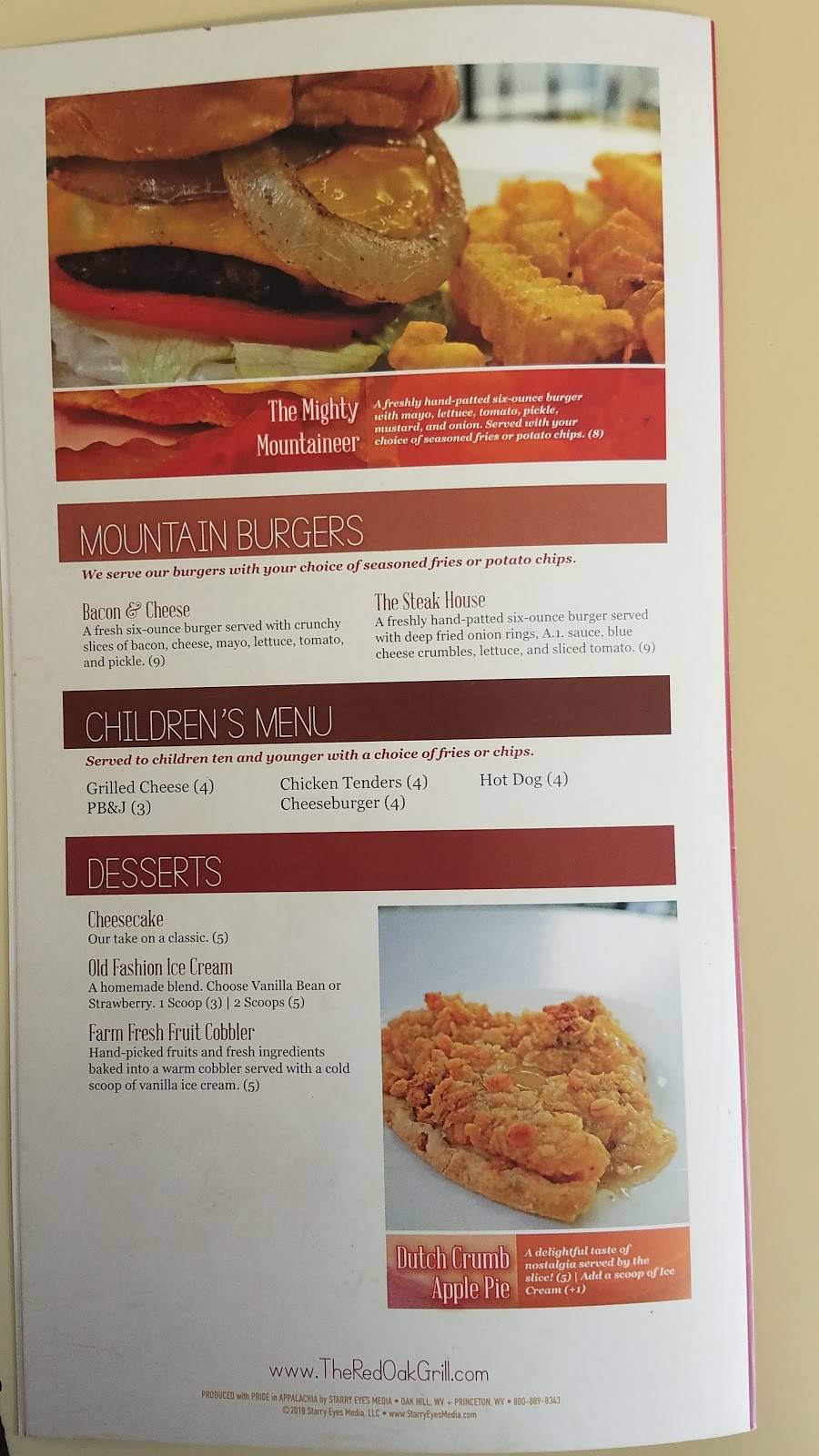 The Red Oak Grill | restaurant | 217 Main St, Oak Hill, WV 25901, USA | 6818235319 OR +1 681-823-5319