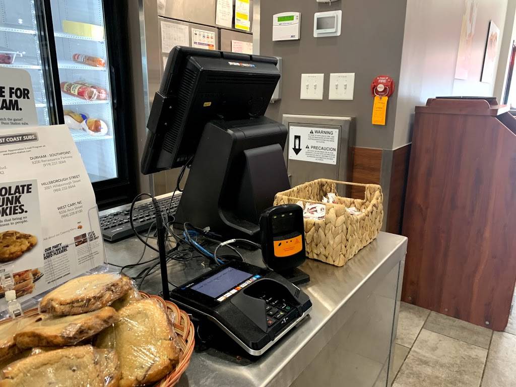 Penn Station East Coast Subs | restaurant | 5036 Arco Street, Cary, NC 27519, USA | 9842288100 OR +1 984-228-8100