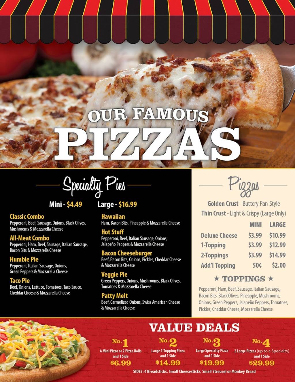 Godfathers Pizza Express | restaurant | 760 Hwy 45 E, Medina, TN 38355, USA | 7317835490 OR +1 731-783-5490