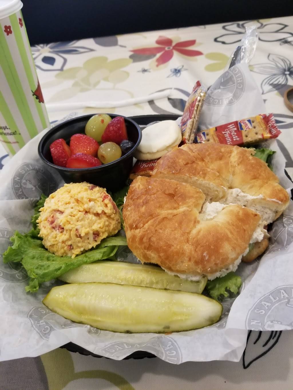 Chicken Salad Chick | restaurant | 3780 Riverchase Village #110, Hoover, AL 35244, USA | 2053869511 OR +1 205-386-9511