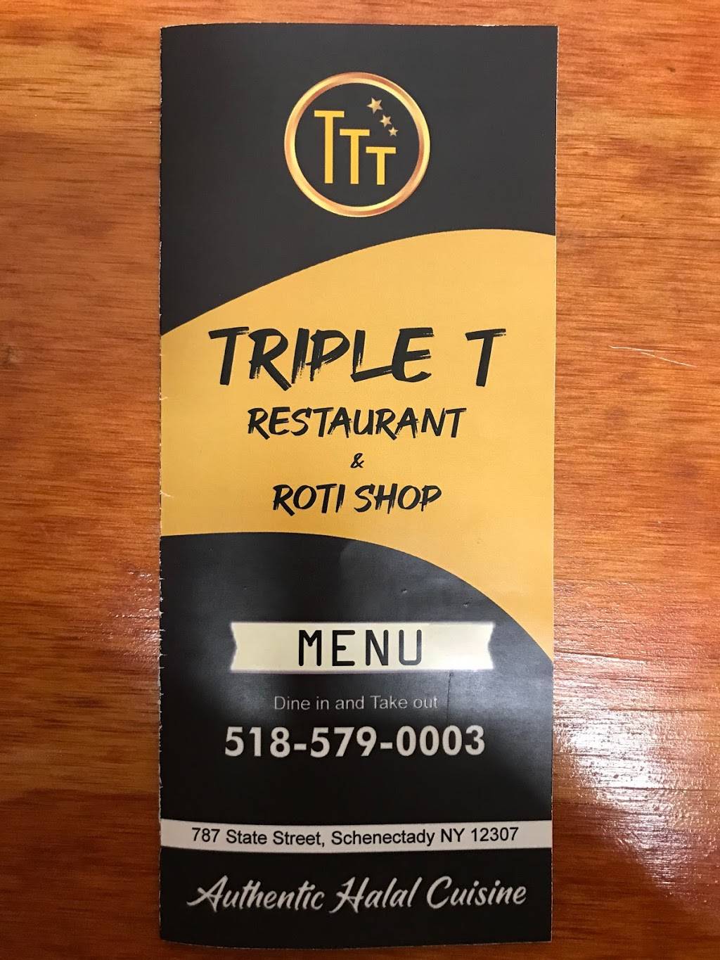 Triple T Restaurant & Roti Shop | restaurant | 787 State St, Schenectady, NY 12307, USA | 5185790003 OR +1 518-579-0003