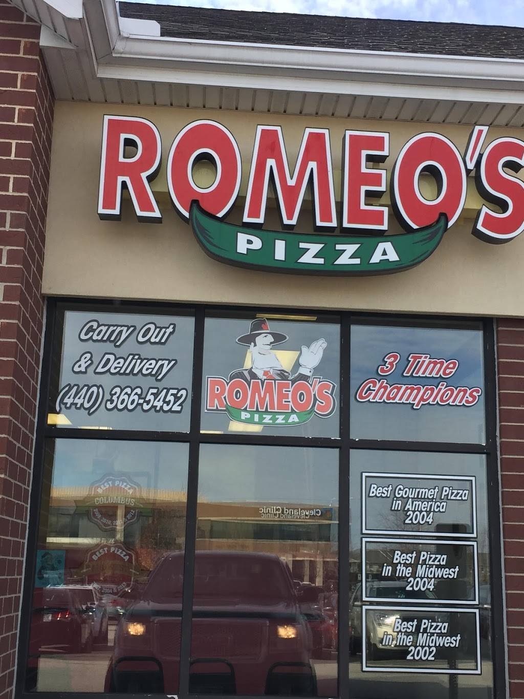 Romeos Pizza | restaurant | 354 Chestnut Commons Dr, Elyria, OH 44035, USA | 4403665452 OR +1 440-366-5452
