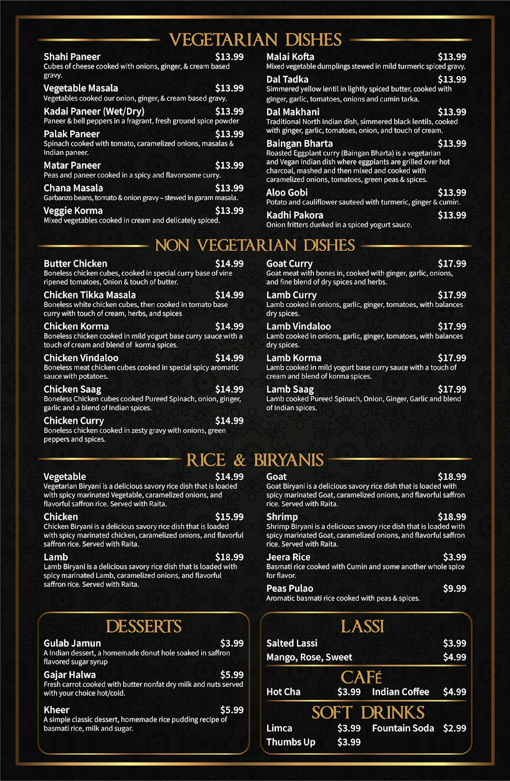 Raj & Ranis Indian Kitchen | restaurant | 4727 E Bell Rd ste 5, Phoenix, AZ 85032, USA | 4804992737 OR +1 480-499-2737