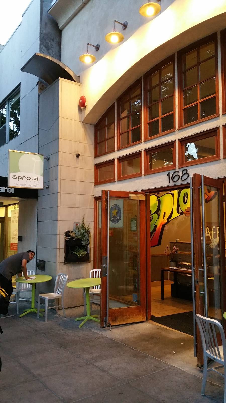 Sprout Café | restaurant | 168 University Ave, Palo Alto, CA 94301, USA | 6503237688 OR +1 650-323-7688