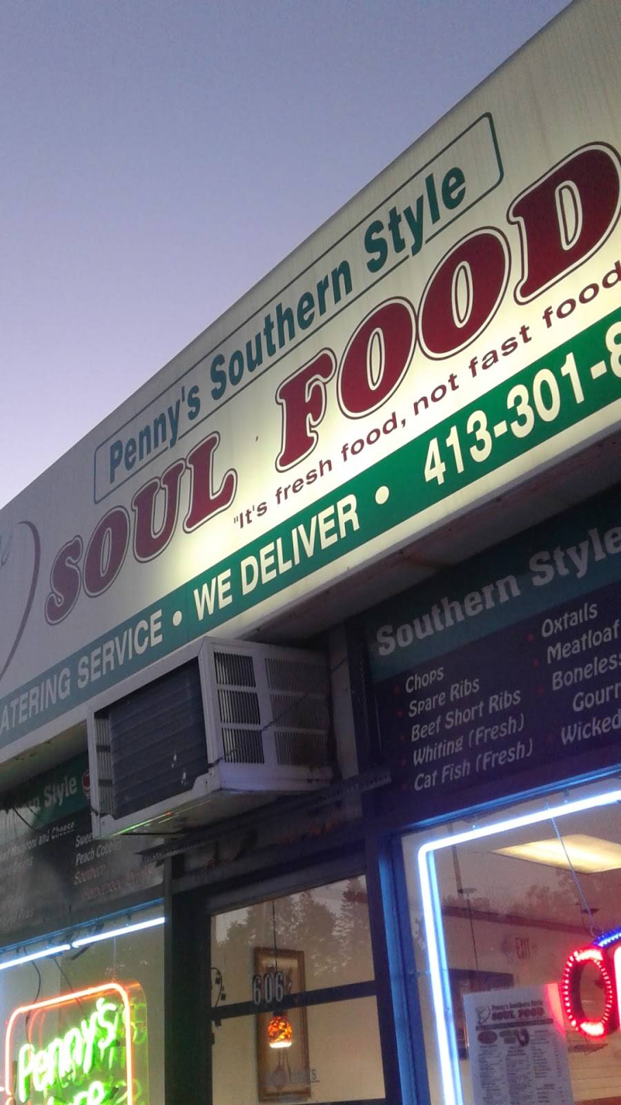 Pennys Southern Style | restaurant | 606 Page Blvd, Springfield, MA 01104, USA | 4133018178 OR +1 413-301-8178