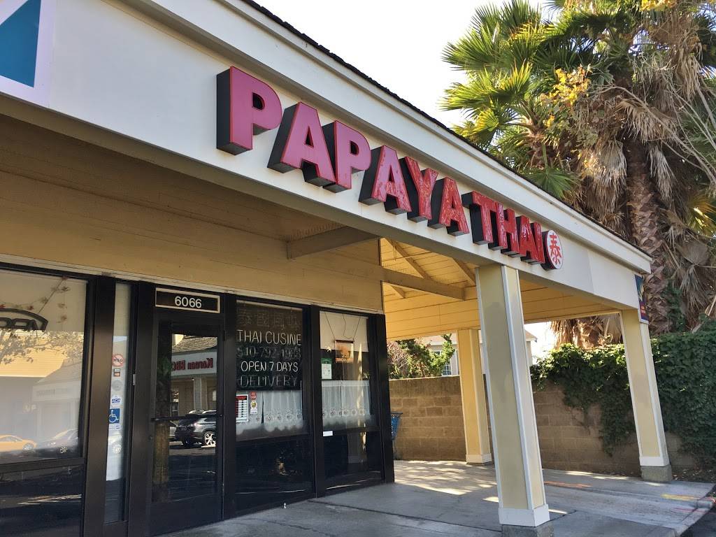 Papaya Thai Restaurant | restaurant | 6066 Mowry Ave, Newark, CA 94560, USA | 5107921988 OR +1 510-792-1988