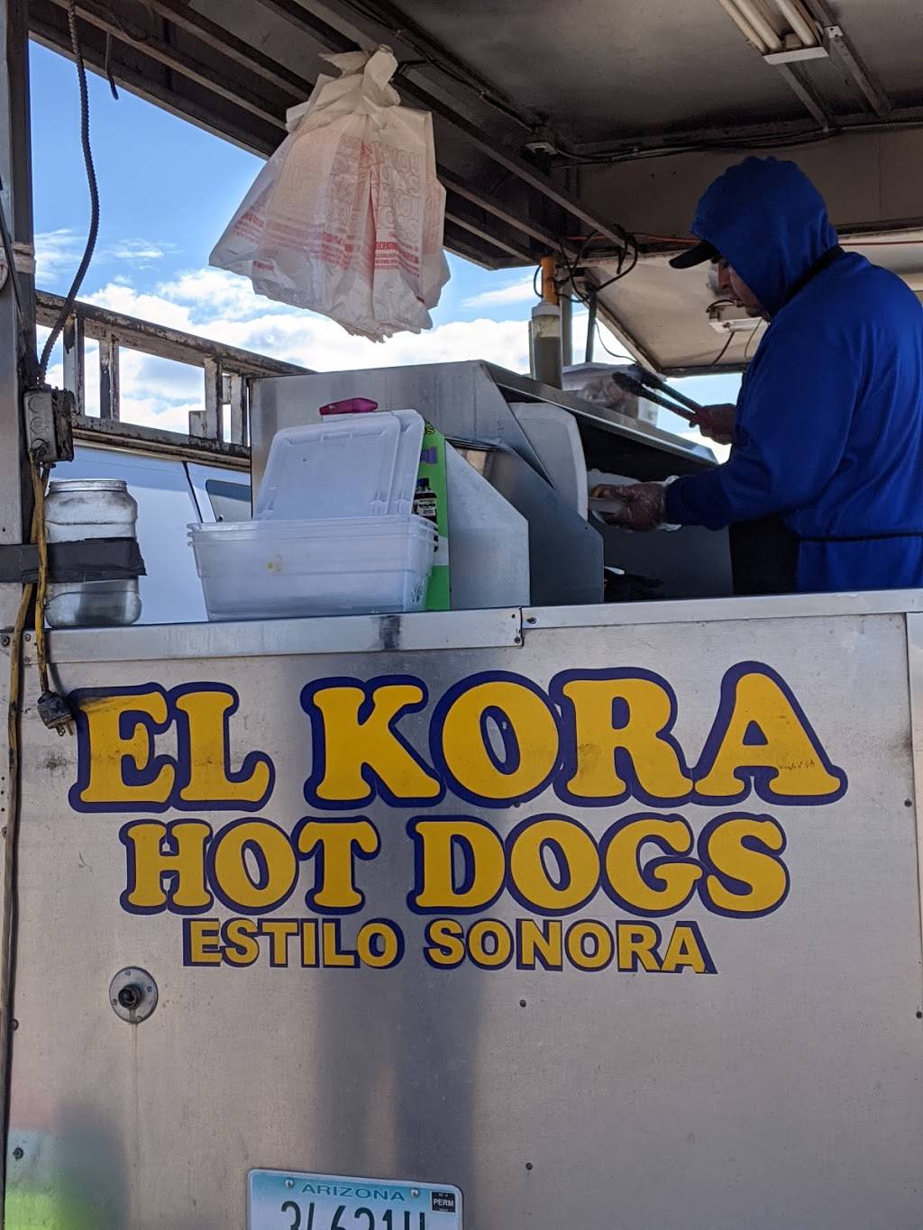 El Kora Hotdogs | meal takeaway | S Swan Rd #3, Tucson, AZ 85756, USA | 5204451311 OR +1 520-445-1311