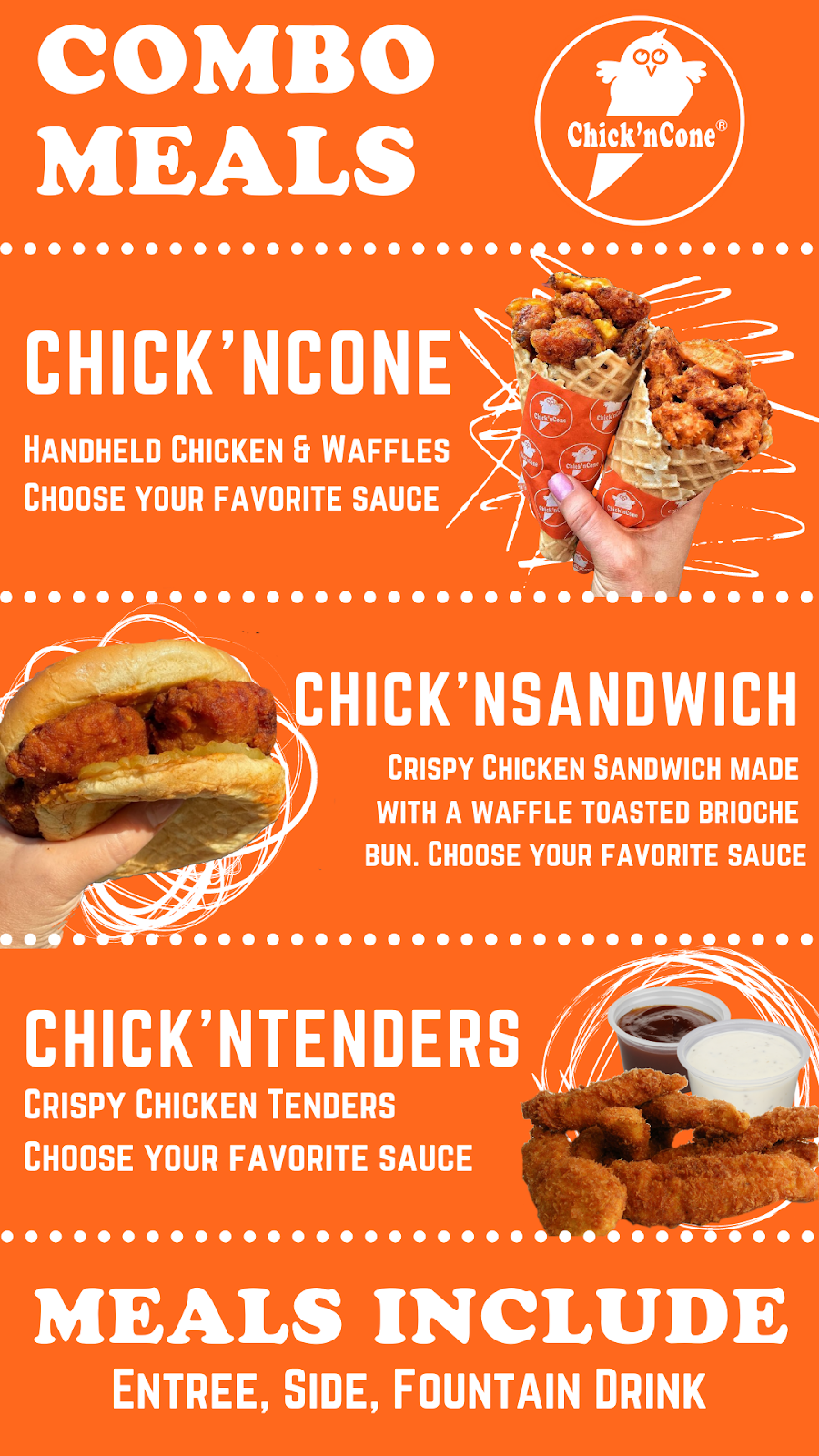 ChicknCone | restaurant | 422 Polaris Pkwy, Westerville, OH 43082, USA | 6143924951 OR +1 614-392-4951