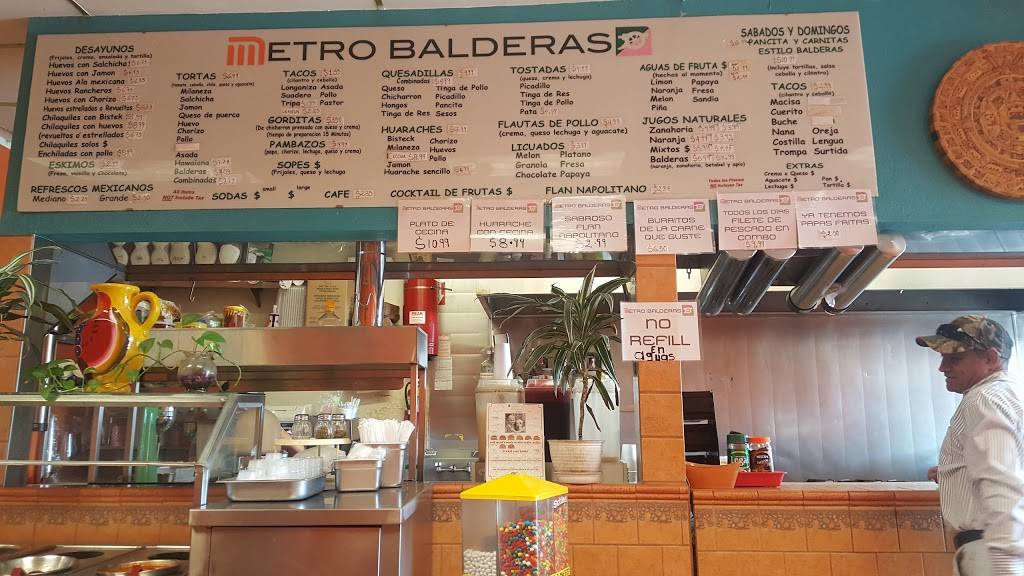 Metro Balderas | restaurant | 8507 Reseda Blvd, Northridge, CA 91324, USA | 8183498655 OR +1 818-349-8655