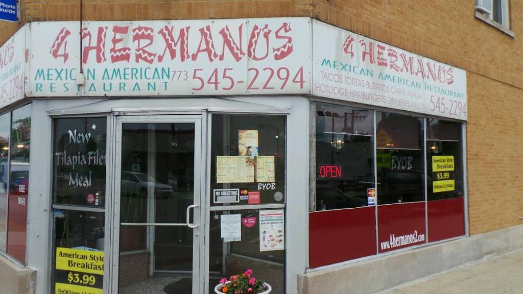 4 Hermanos Restaurant | restaurant | 5239 N Central Ave, Chicago, IL 60630, USA | 7735452294 OR +1 773-545-2294
