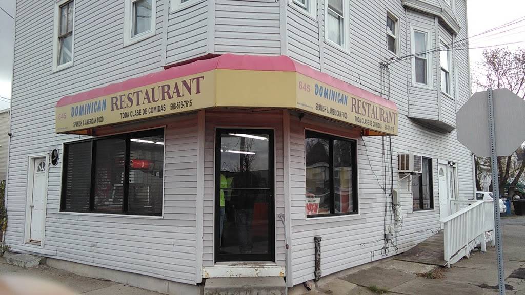 Dominican Restaurant | restaurant | 645 Rodman St, Fall River, MA 02721, USA | 5086767615 OR +1 508-676-7615