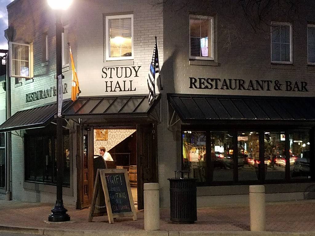 Study Hall, Restaurant And Bar | restaurant | 101 College Ave, Clemson, SC 29631, USA | 8649731113 OR +1 864-973-1113