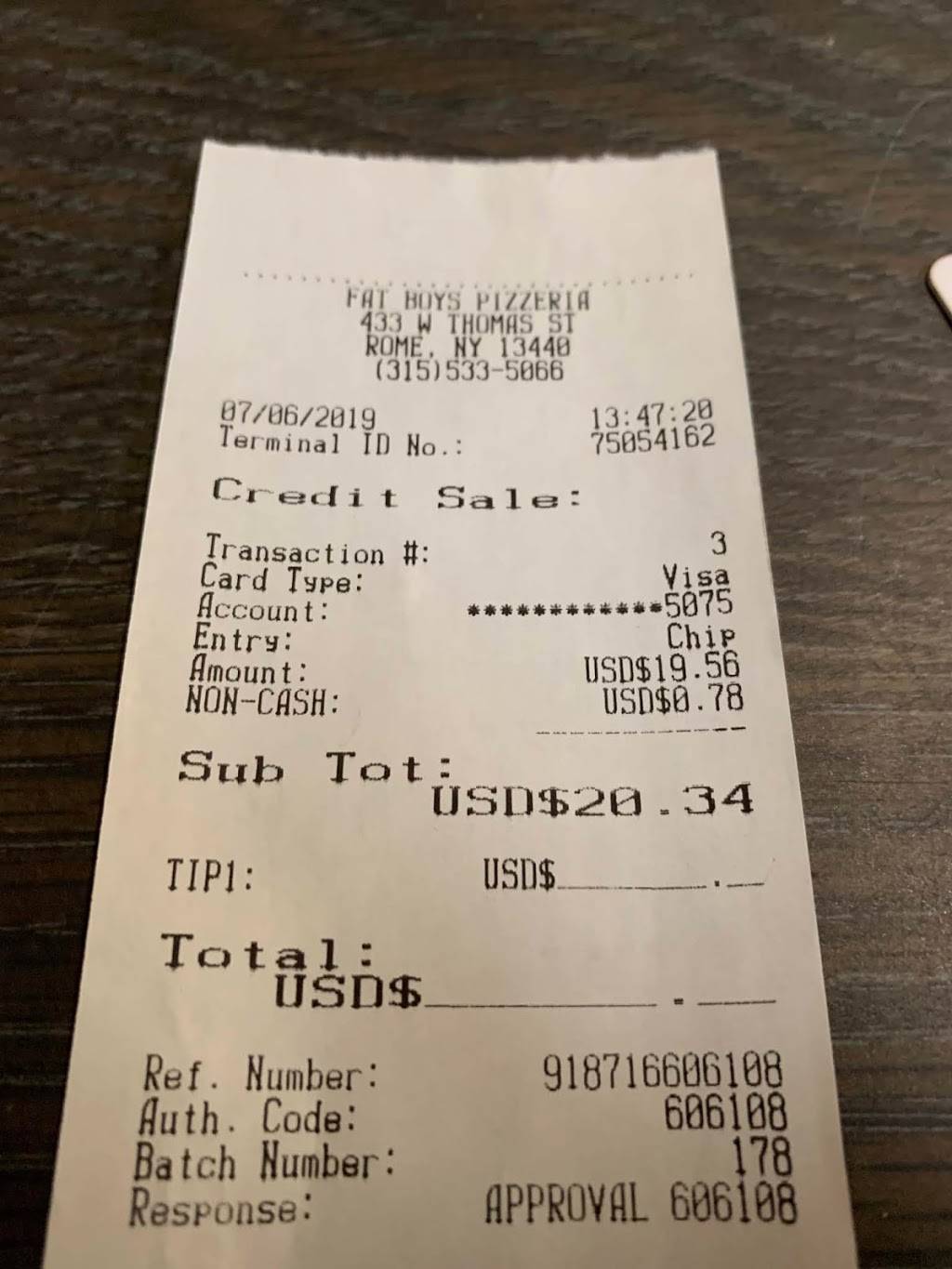 Fat Boys Pizzeria | restaurant | 433 W Thomas St, Rome, NY 13440, USA | 3155335066 OR +1 315-533-5066