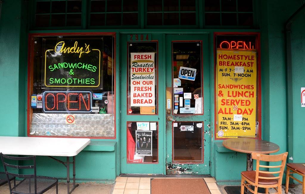 Andys Sandwiches & Smoothies | restaurant | 2904 E Manoa Rd, Honolulu, HI 96822, USA | 8089886161 OR +1 808-988-6161
