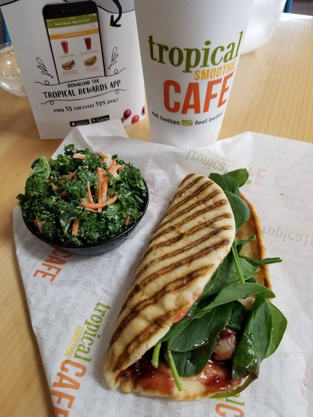 Tropical Smoothie Cafe | restaurant | 6611 Orion Dr #101, Fort Myers, FL 33912, USA | 2395616220 OR +1 239-561-6220