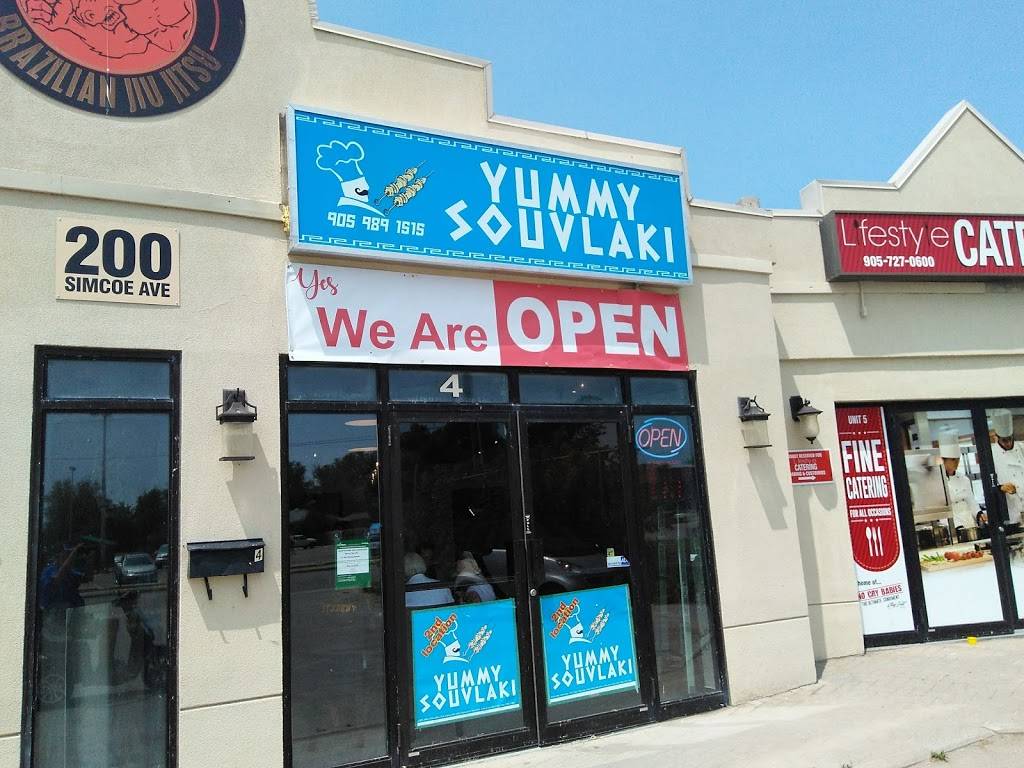 Yummy Souvlaki | restaurant | 200 Simcoe Ave, Keswick, ON L4P 2H7, Canada | 9059891515 OR +1 905-989-1515